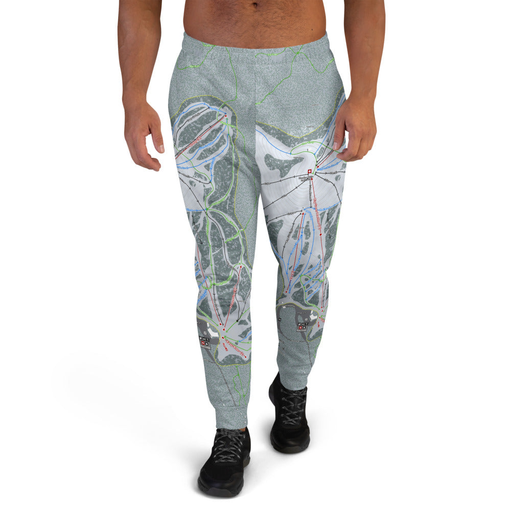Hoodoo, Oregon Ski Trail Map Men's Mid-Layer - Powderaddicts