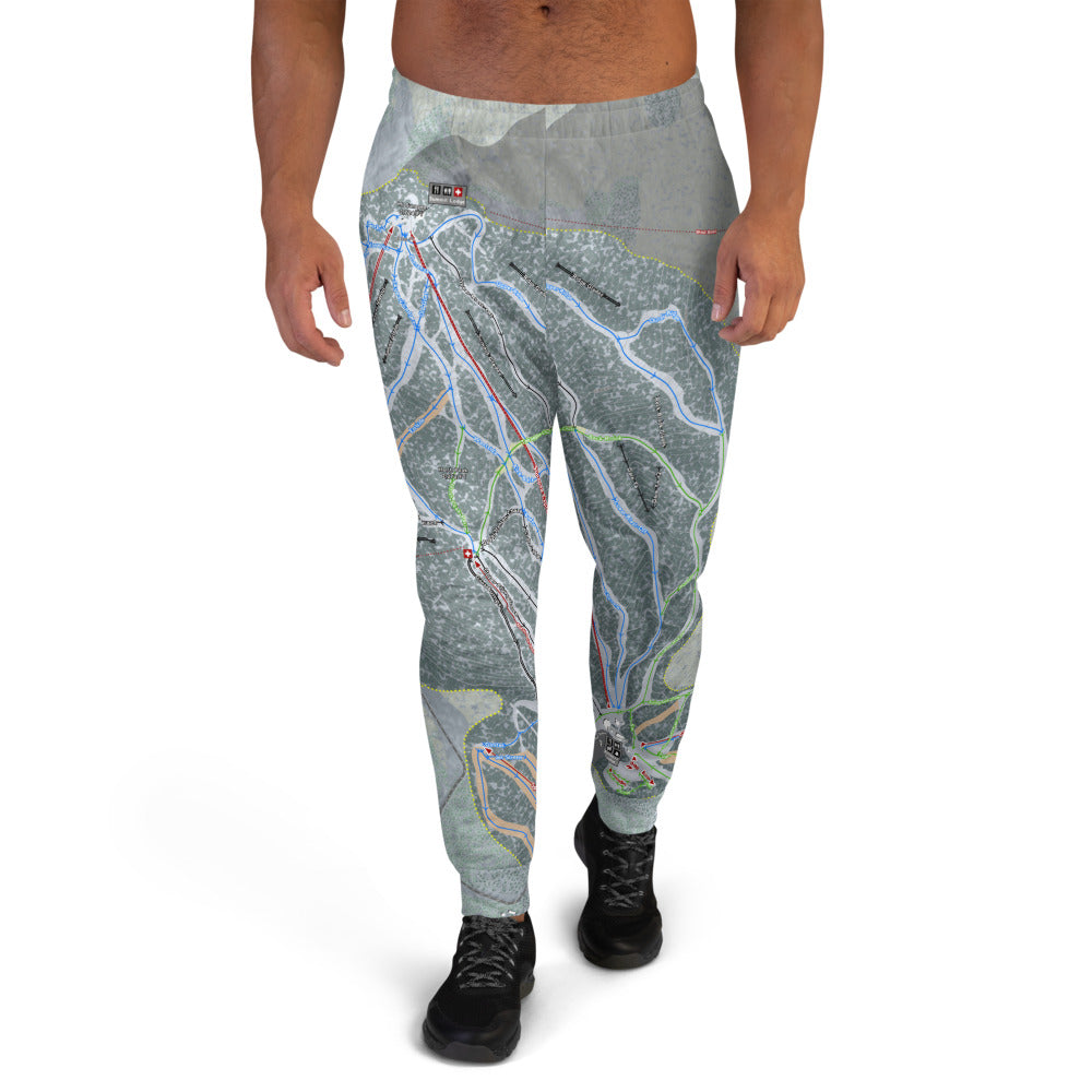 Mount Sunapee, New Hampshire Ski Trail Map Men's Mid-Layer - Powderaddicts
