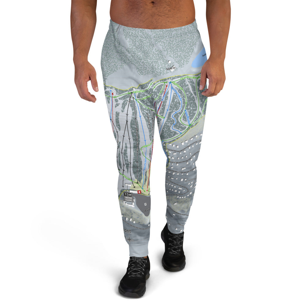 Holimont, New York Ski Trail Map Men's Mid-Layer - Powderaddicts