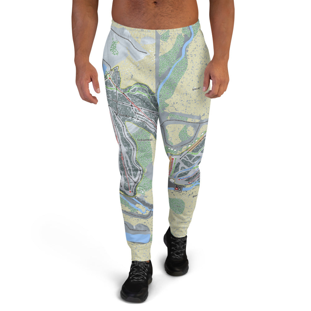 Big Snow, Michigan Ski Trail Map Men's Mid-Layer - Powderaddicts