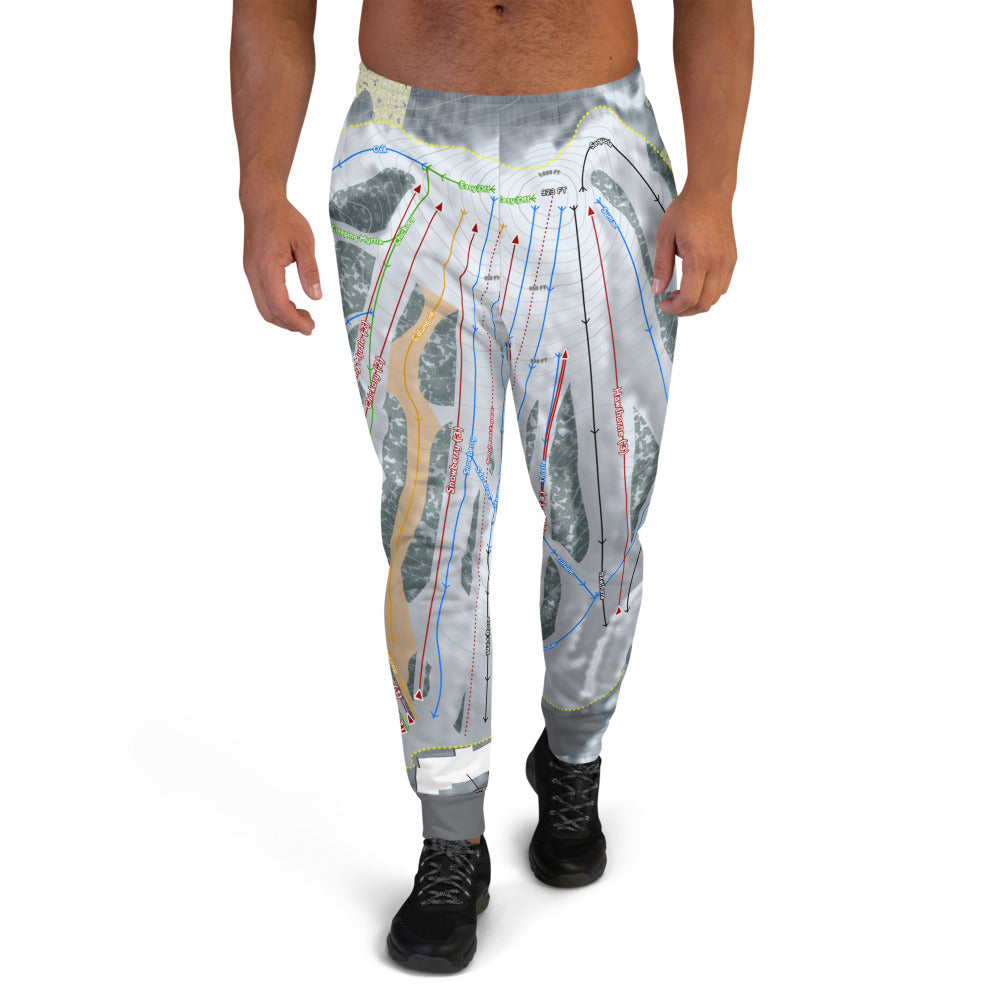 Bittersweet, Michigan Ski Trail Map Men's Mid-Layer - Powderaddicts