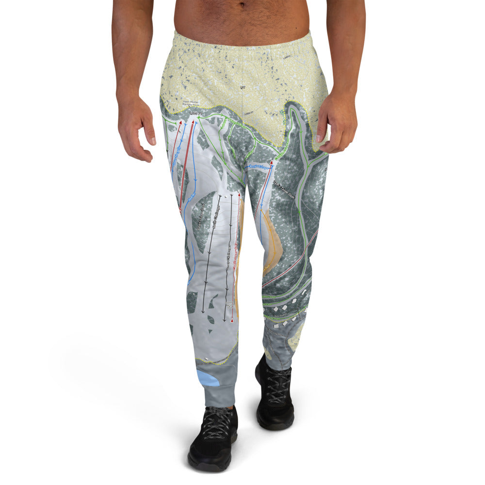 Boyne Highlands, Michigan Ski Trail Map Men's Mid-Layer - Powderaddicts