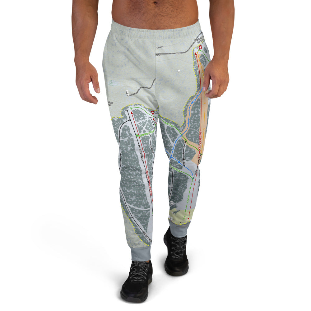 Labrador Mountain, New York Ski Trail Map Men's Mid-Layer - Powderaddicts