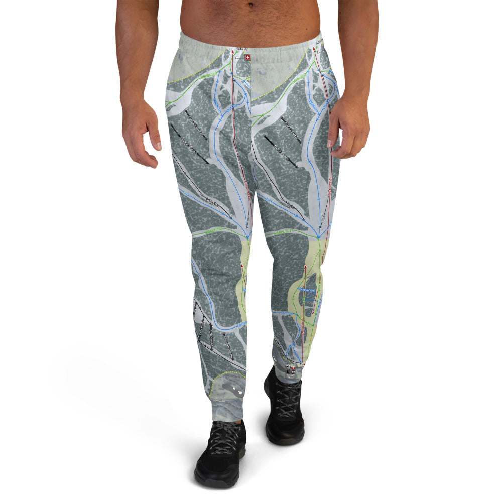 Sunlight, Colorado Ski Trail Map Men's Mid-Layer - Powderaddicts