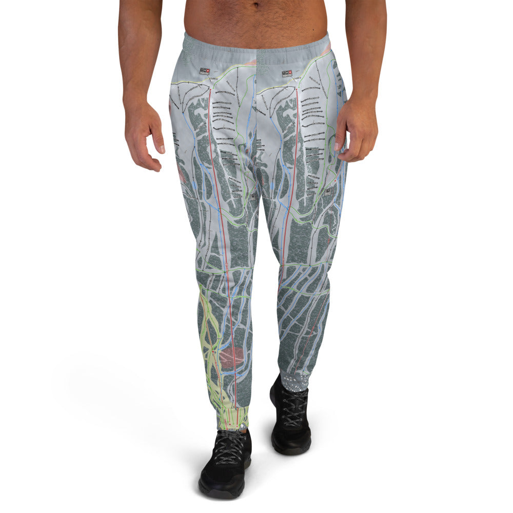 Kicking Horse, British Columbia Ski Trail Map Men's Mid-Layer