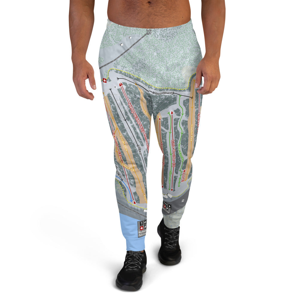 Big Boulder, Pennsylvania Ski Trail Map Men's Mid-Layer - Powderaddicts