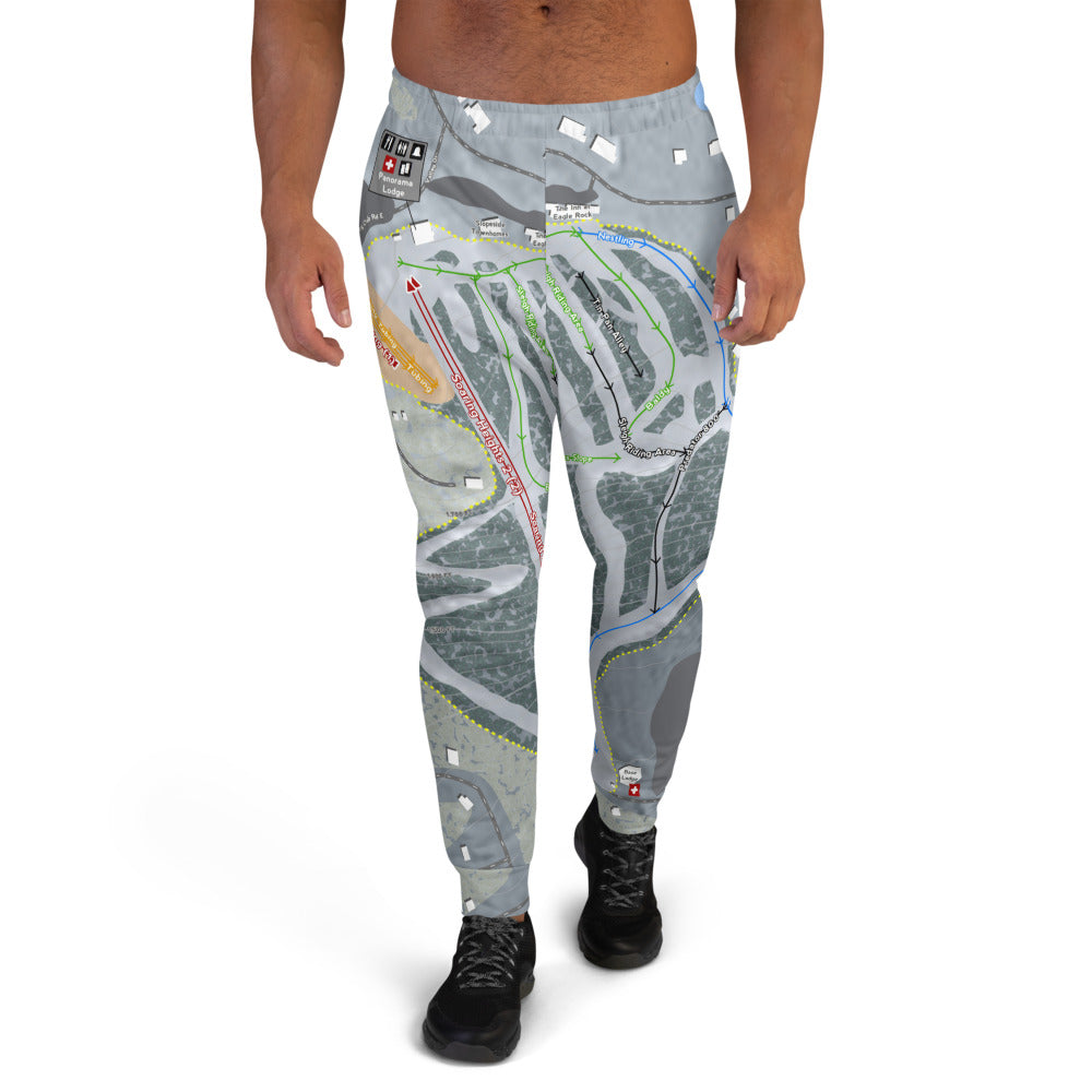 Eagle Rock, Pennsylvania Ski Trail Map Men's Mid-Layer - Powderaddicts