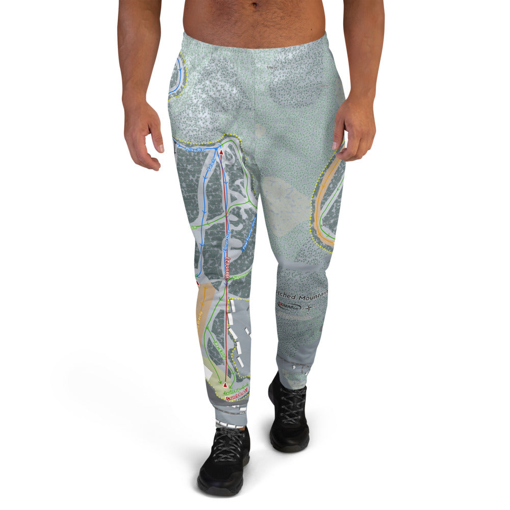 Crotched Mountain, New Hampshire Ski Trail Map Men's Mid-Layer - Powderaddicts