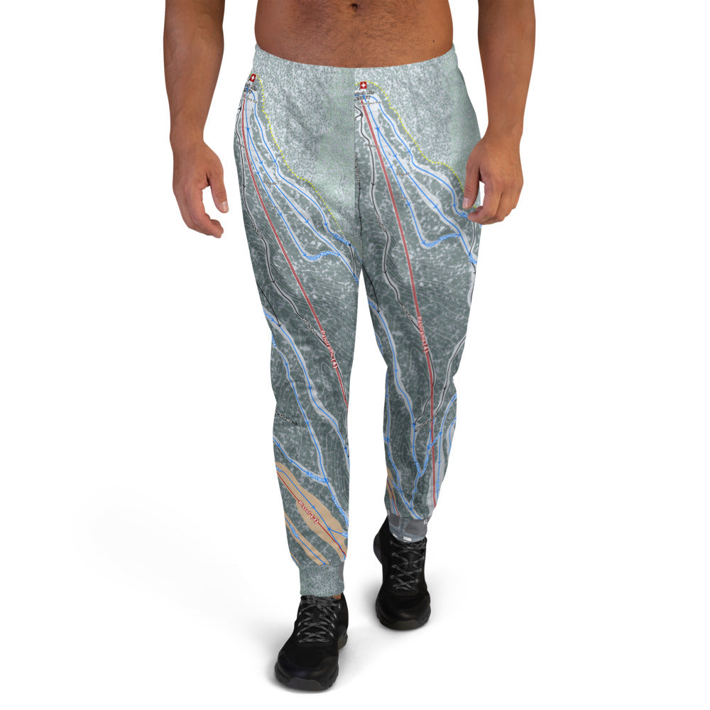 Gunstock Mountain, New Hampshire Ski Trail Map Men's Mid-Layer - Powderaddicts