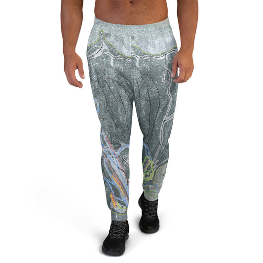Black Mountain, Maine Ski Trail Map Men's Mid-Layer - Powderaddicts