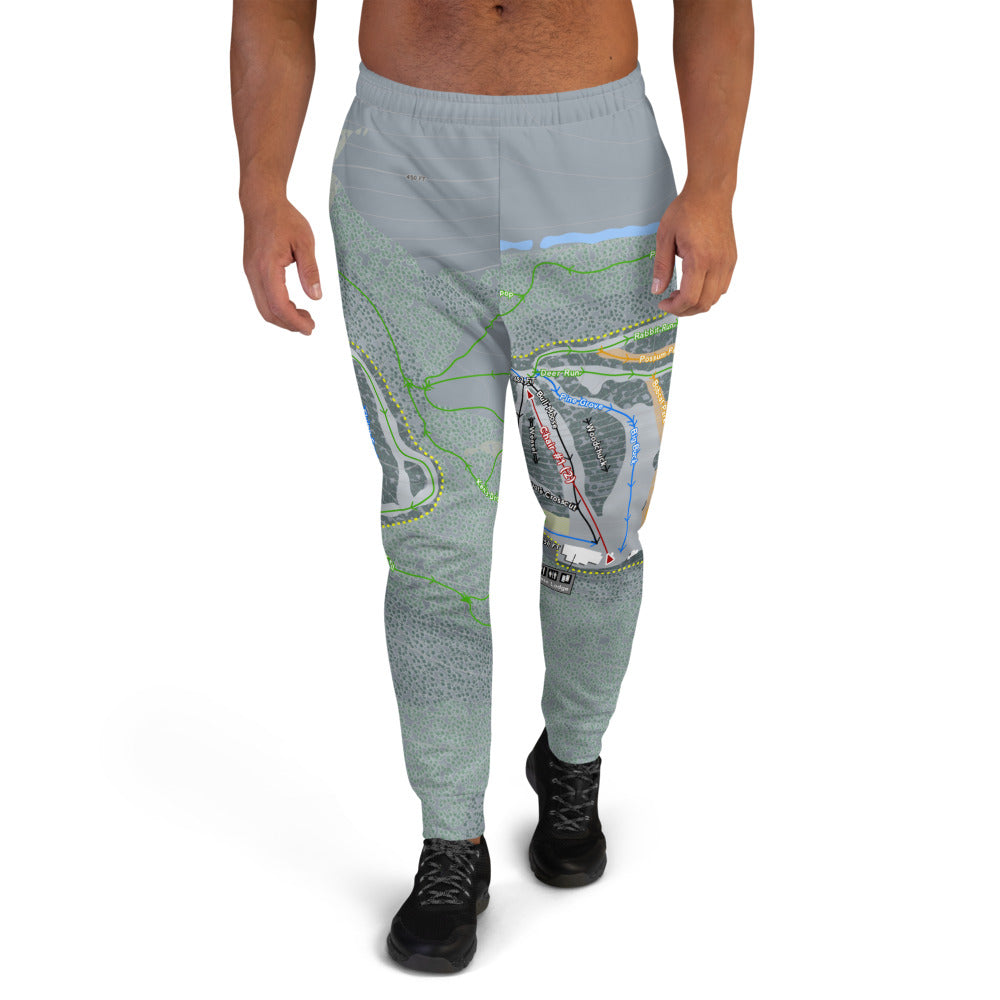 Lost Valley, Maine Ski Trail Map Men's Mid-Layer