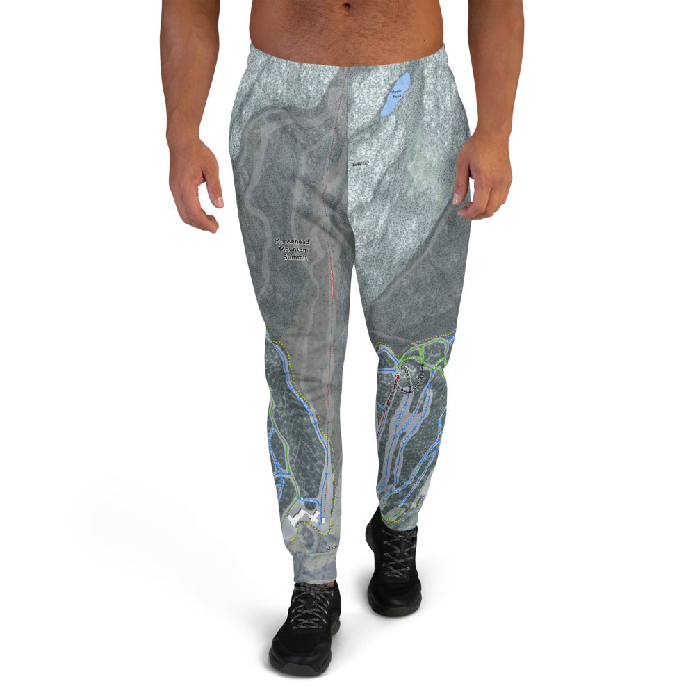 Moosehead Mountain, Maine Ski Trail Map Men's Mid-Layer - Powderaddicts