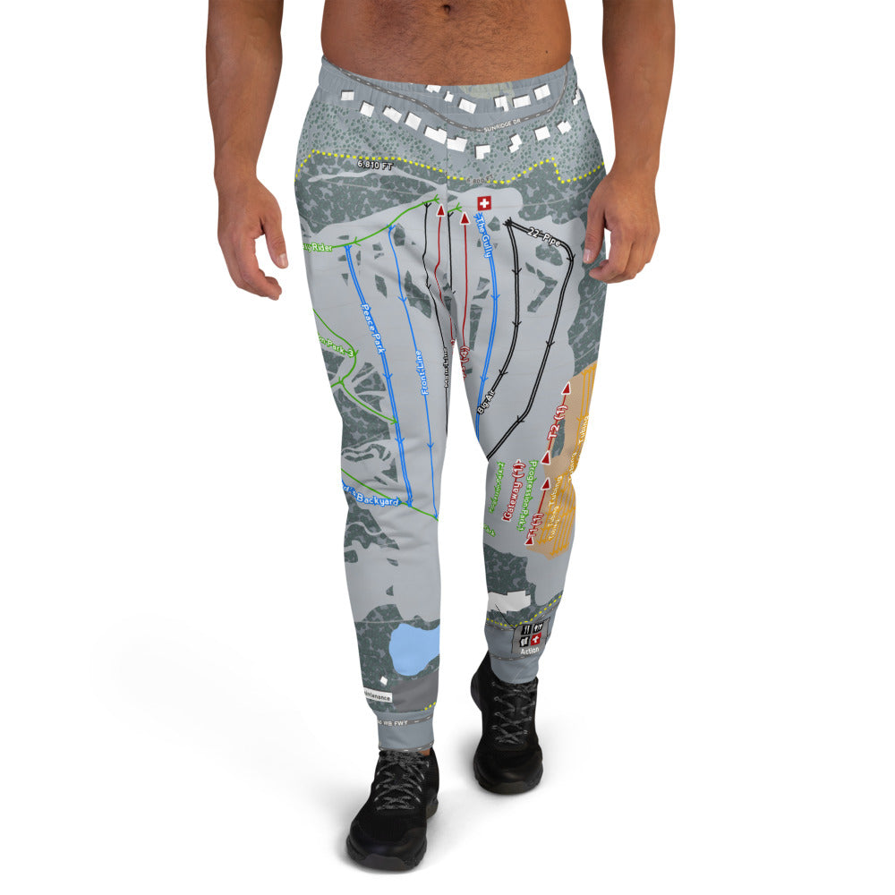 Woodward Park City, Utah Ski Trail Map Men's Mid-Layer