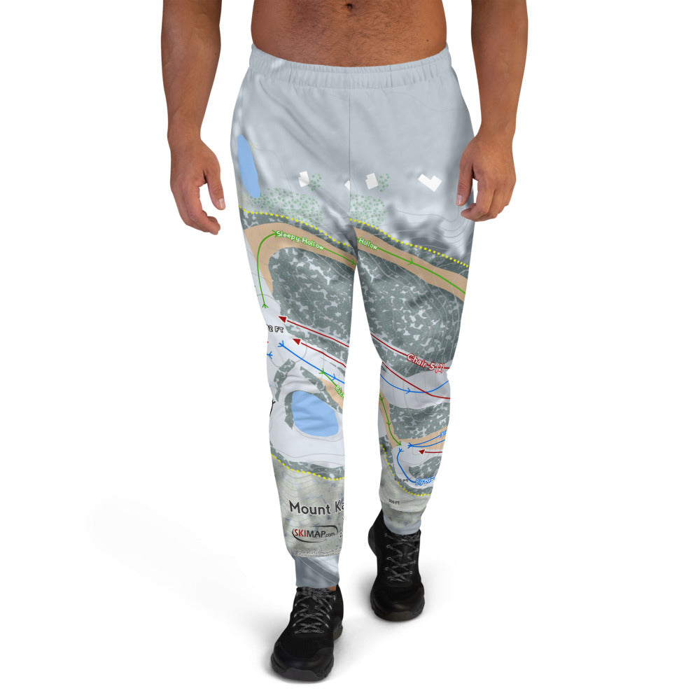 Mount Kato, Minnesota Ski Trail Map Men's Mid-Layer - Powderaddicts