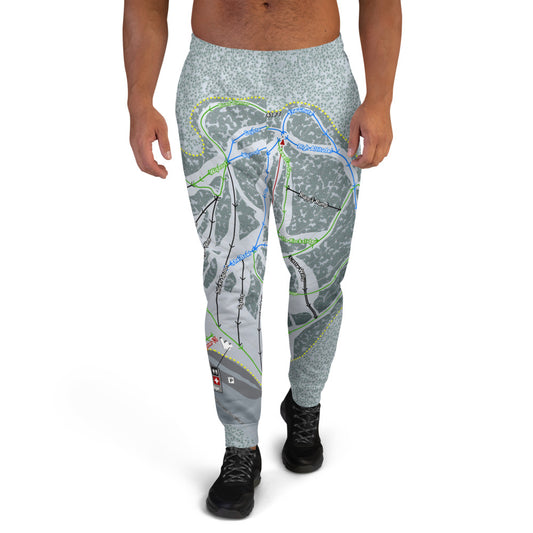 Ski Cloudcroft, New Mexico Ski Trail Map Men's Mid-Layer - Powderaddicts
