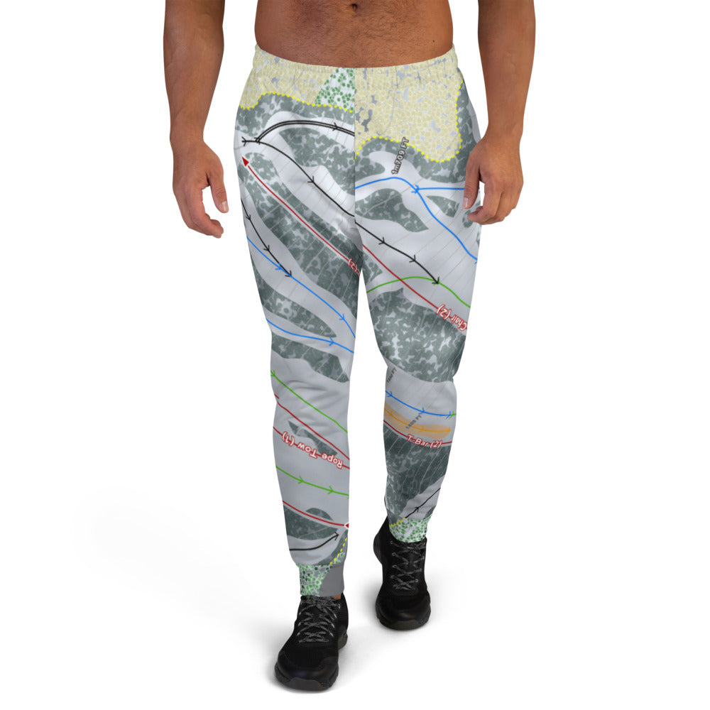 Camp10, Wisconsin Ski Trail Map Men's Mid-Layer - Powderaddicts