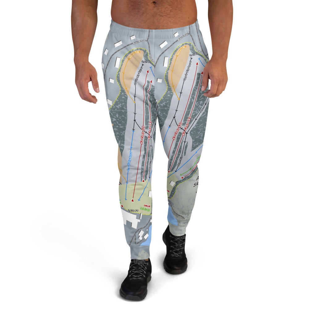 Appalachian, North Carolina Ski Trail Map Men's Mid-Layer