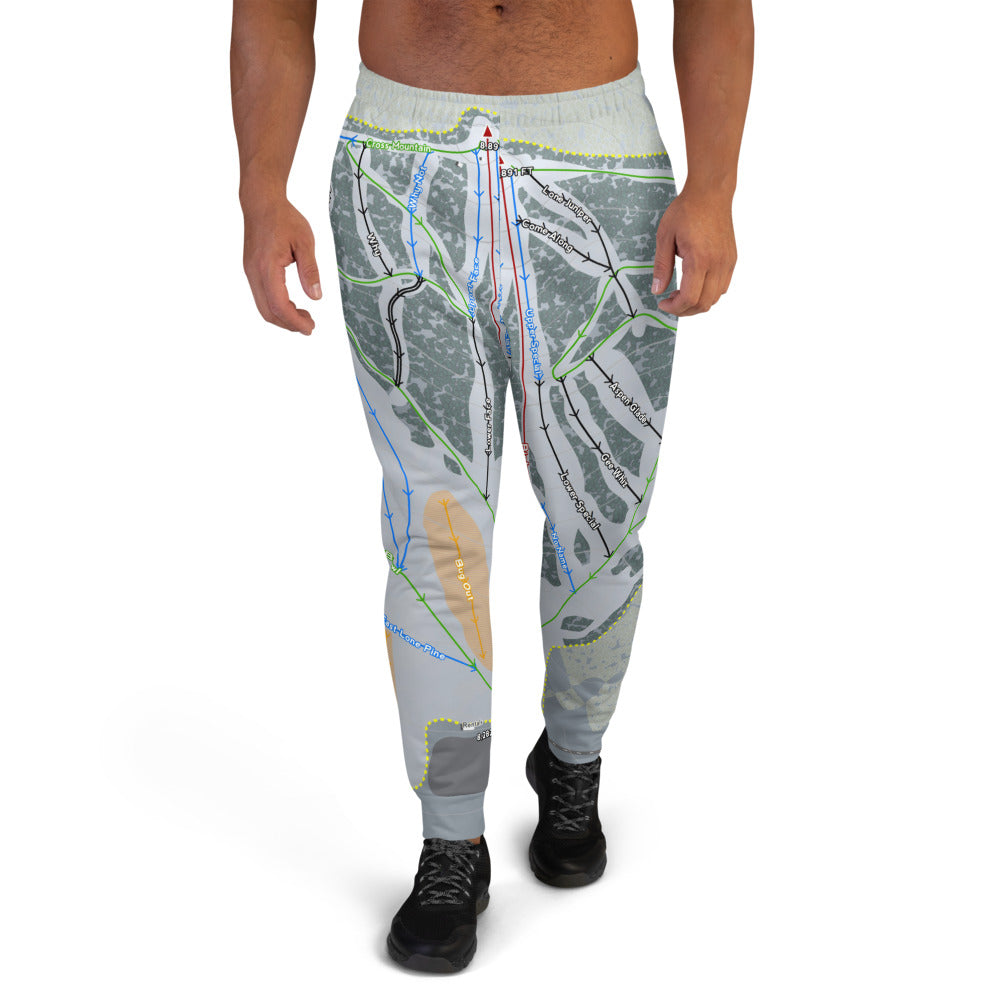 Hesperus, Colorado Ski Trail Map Men's Mid-Layer - Powderaddicts