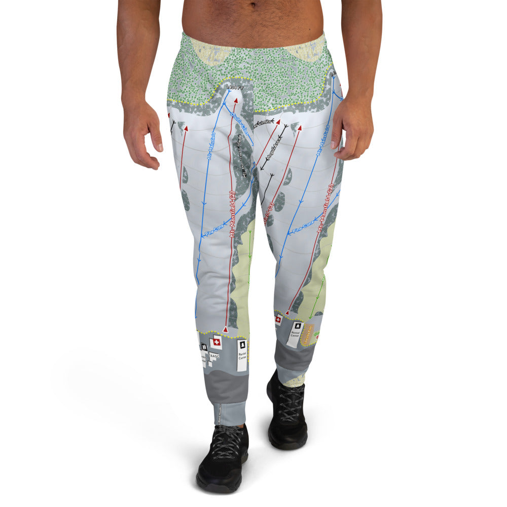 Snow Trails, Ohio Ski Trail Map Men's Mid-Layer