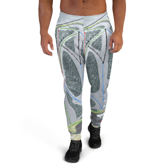 Mt LaCrosse, Wisconsin Ski Trail Map Men's Mid-Layer - Powderaddicts