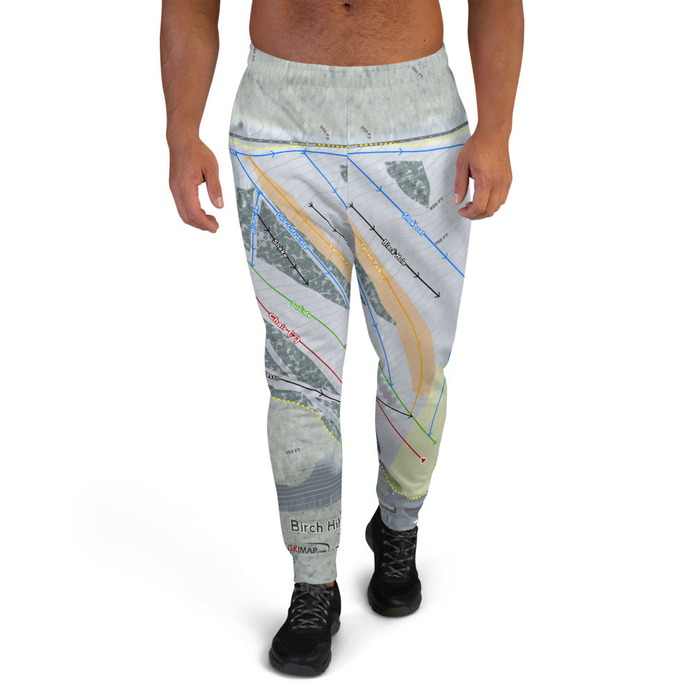 Birch Hill, Alaska Ski Trail Map Men's Mid-Layer
