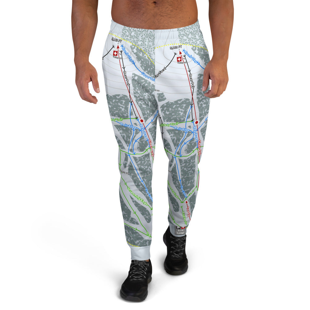 Bear Paw, Montana Ski Trail Map Men's Mid-Layer