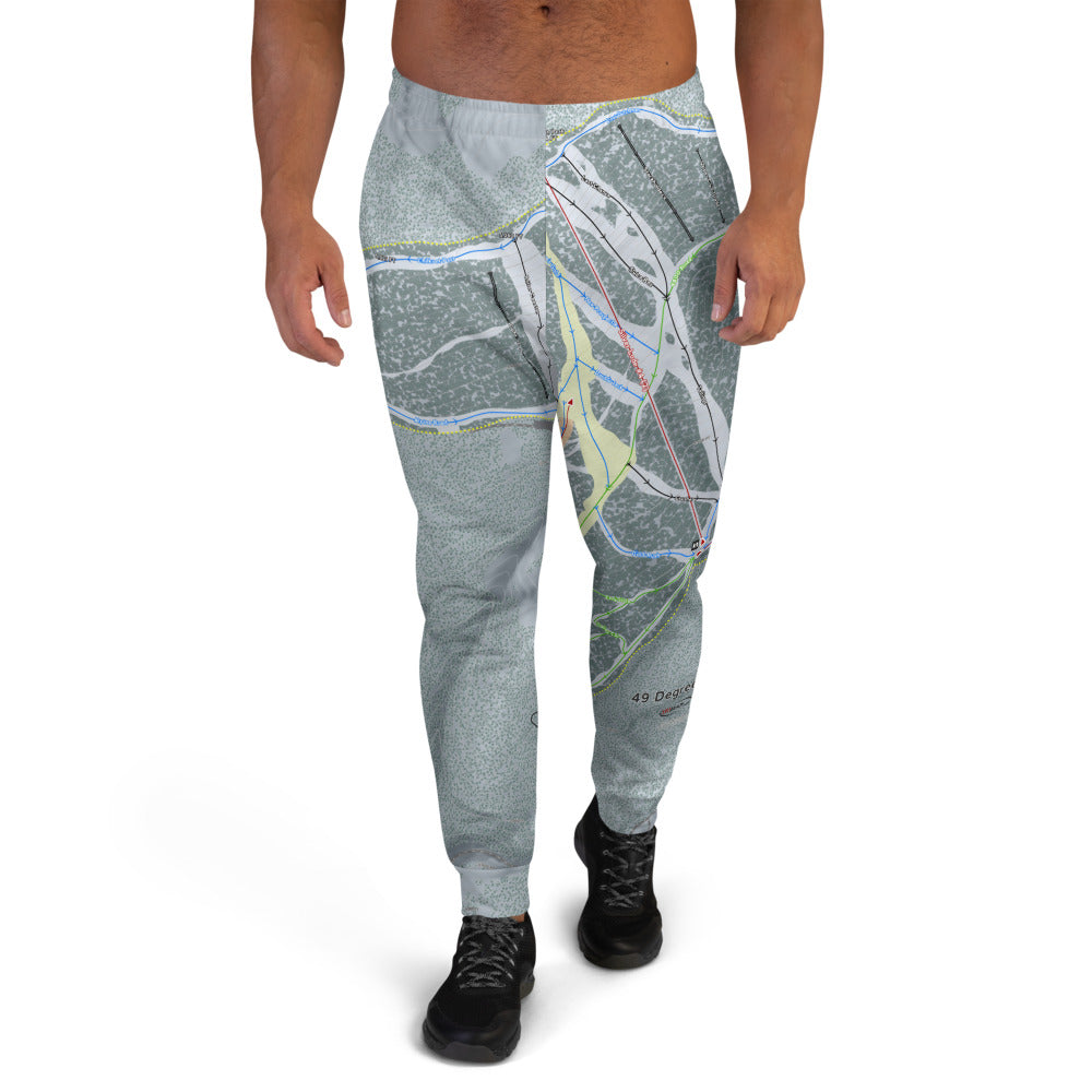 49 Degrees North, Washington Ski Trail Map Men's Mid-Layer
