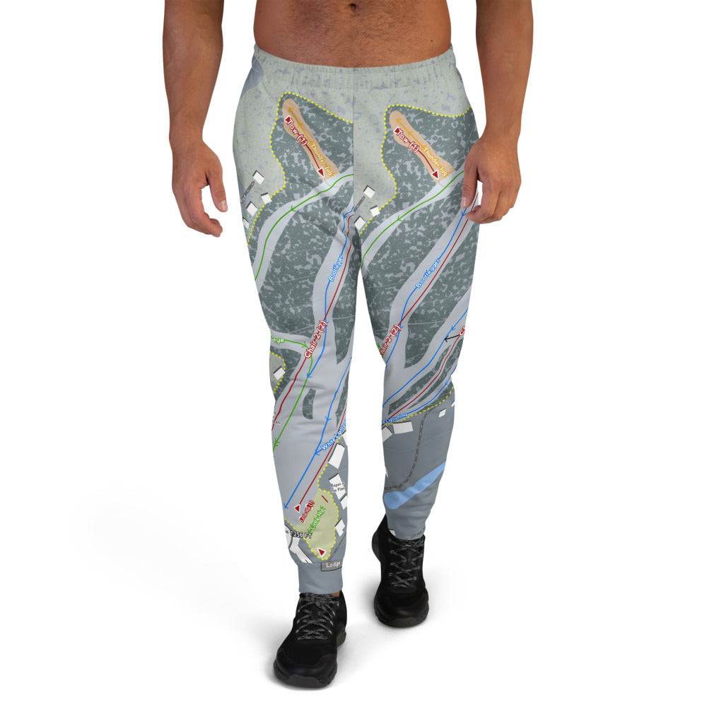 Bryce, Virginia Ski Trail Map Men's Mid-Layer