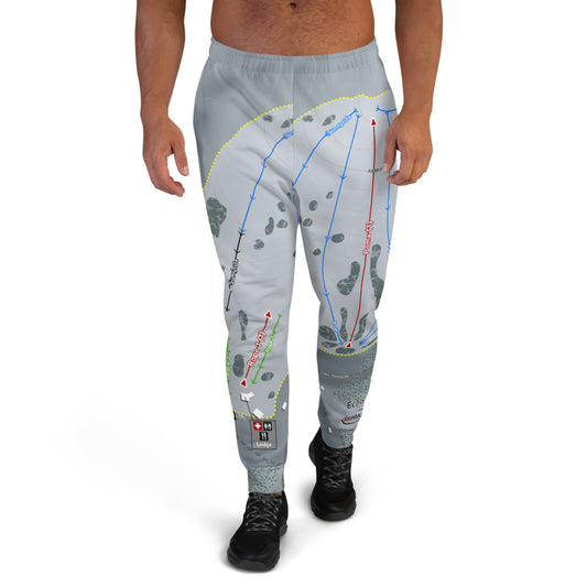 Echo Valley, Washington Ski Trail Map Men's Mid-Layer - Powderaddicts