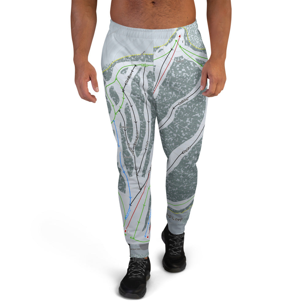 Loup Loup, Washington Ski Trail Map Men's Mid-Layer