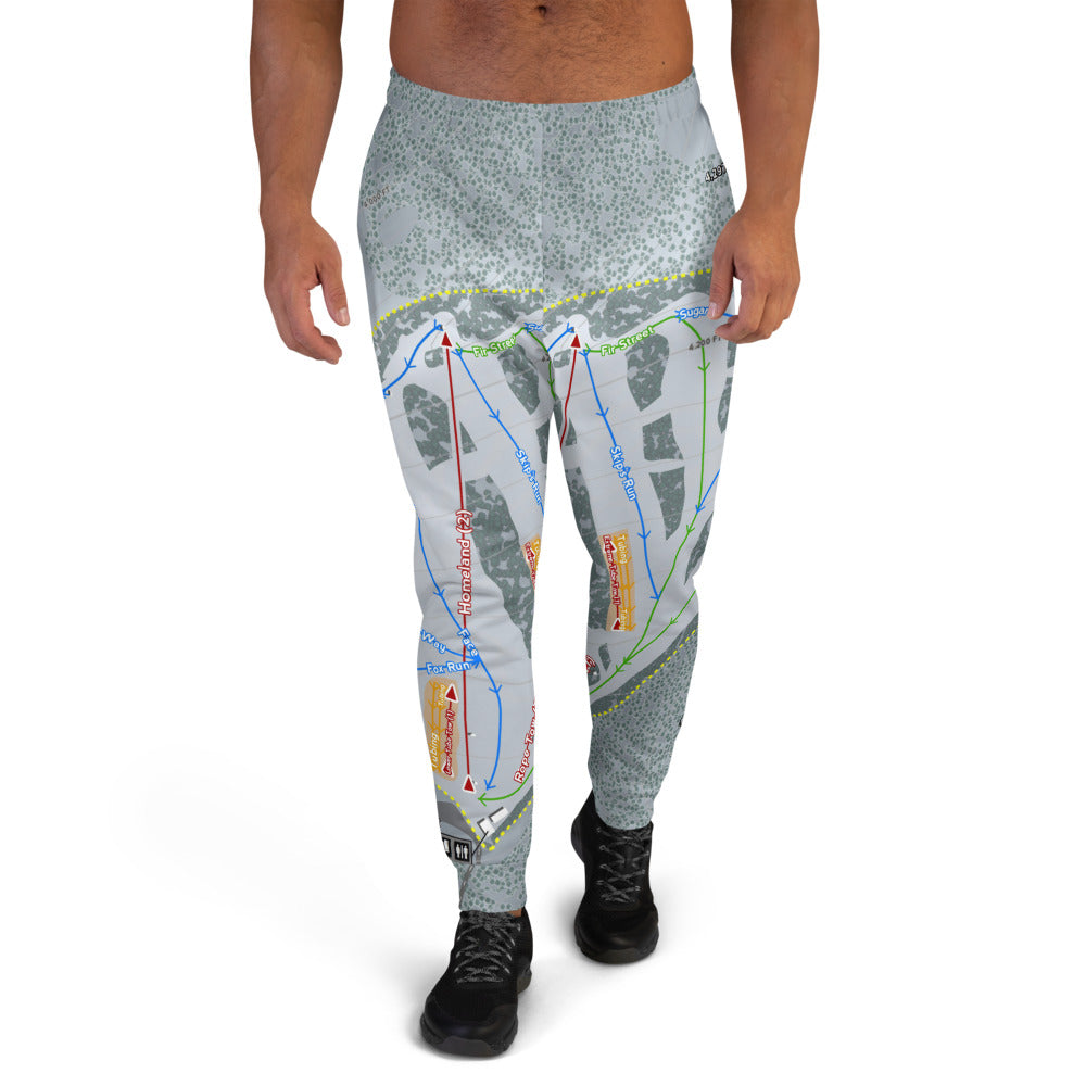 Cooper Spur, Oregon Ski Trail Map Men's Mid-Layer