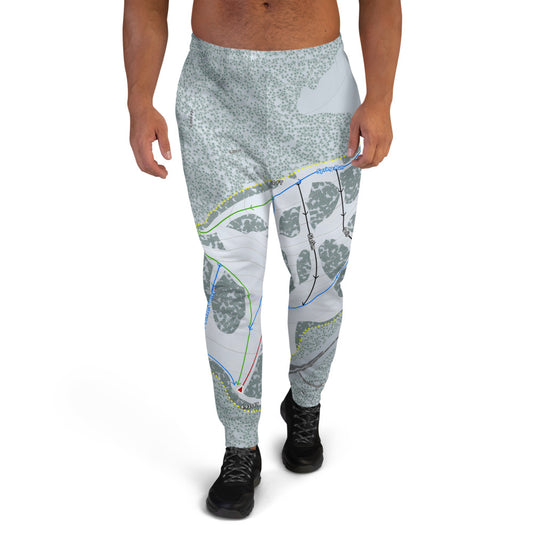 Spout Springs, Oregon Ski Trail Map Men's Mid-Layer - Powderaddicts