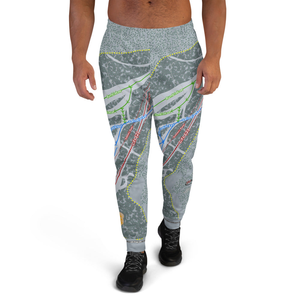 Summit, Oregon Ski Trail Map Men's Mid-Layer - Powderaddicts