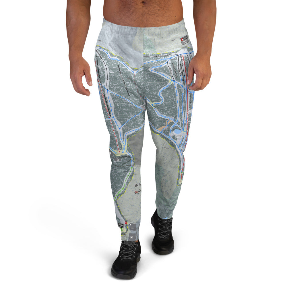 Belleayre, New York Ski Trail Map Men's Mid-Layer - Powderaddicts