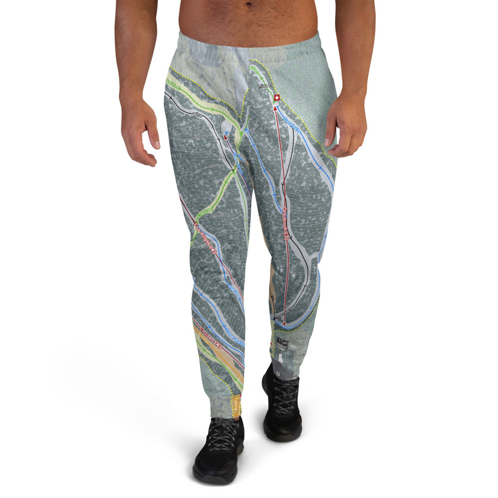 Ski Butternut, Massachusetts Ski Trail Map Men's Mid-Layer - Powderaddicts