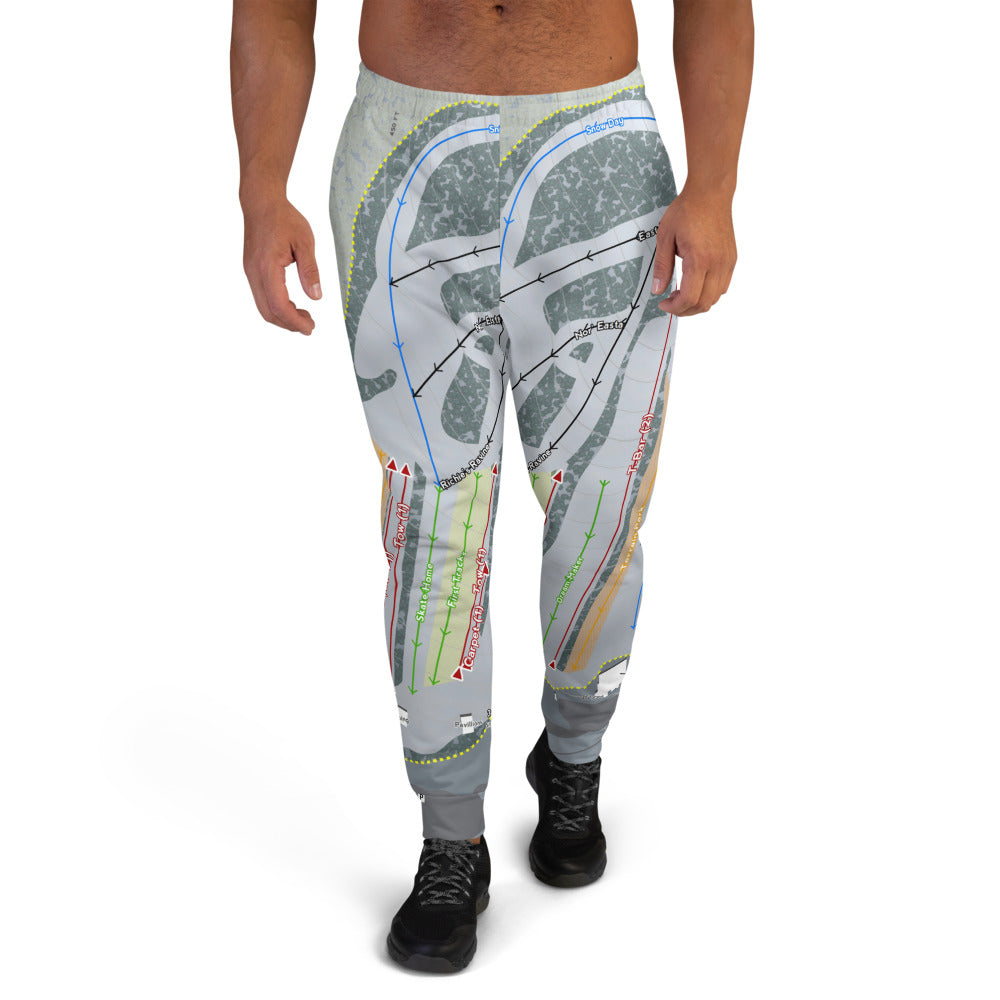 Ski Ward, Massachusetts Ski Trail Map Men's Mid-Layer