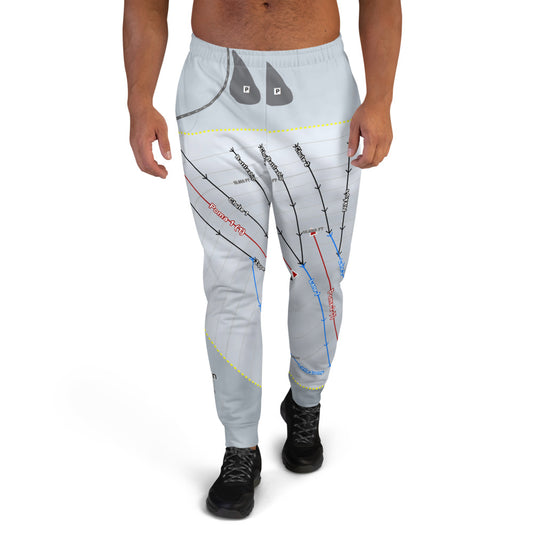 Beartooth Basin, Wyoming Ski Trail Map Men's Mid-Layer - Powderaddicts