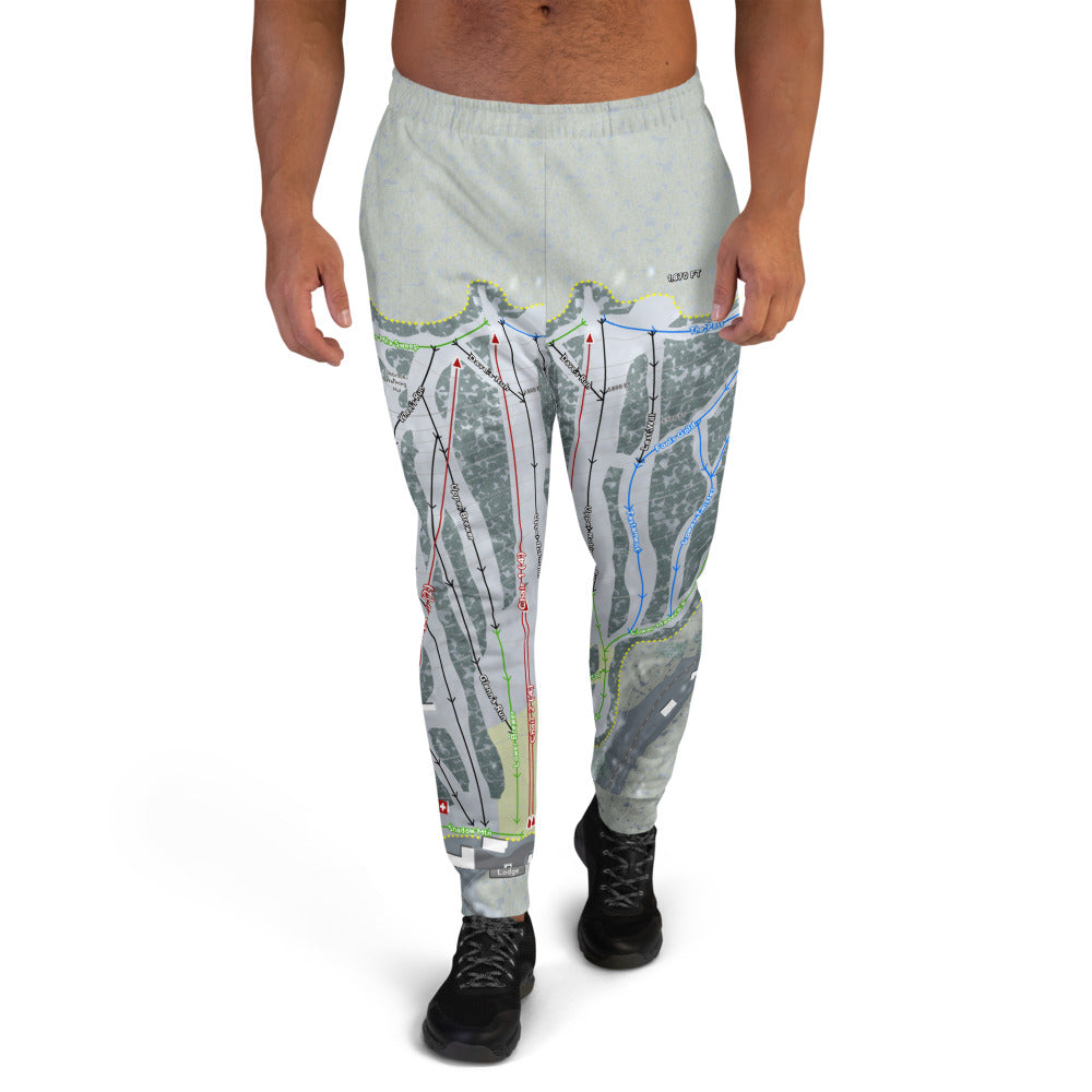 Swain, New York Ski Trail Map Men's Mid-Layer