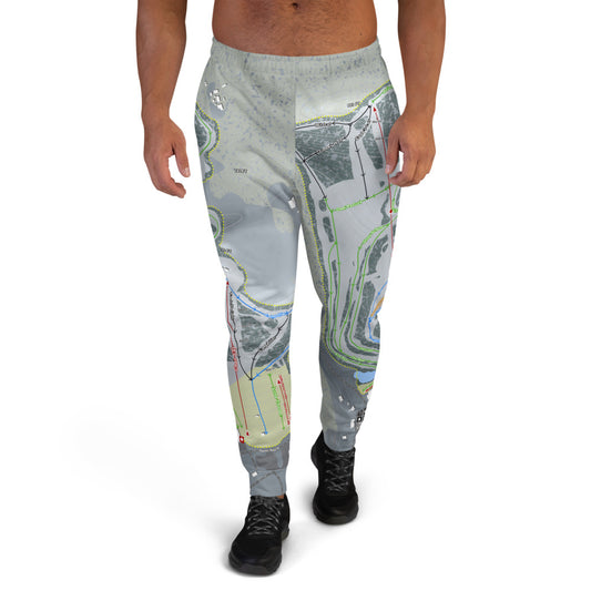 Thunder Ridge, New York Ski Trail Map Men's Mid-Layer - Powderaddicts