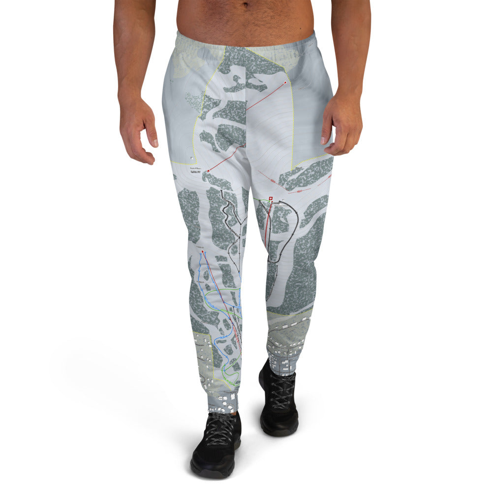 Snow King, Wyoming Ski Trail Map Men's Mid-Layer