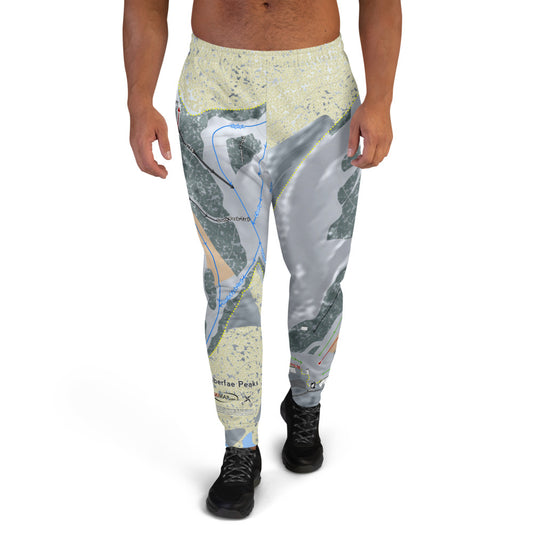 Caberfae Peaks, Michigan Ski Trail Map Men's Mid-Layer - Powderaddicts