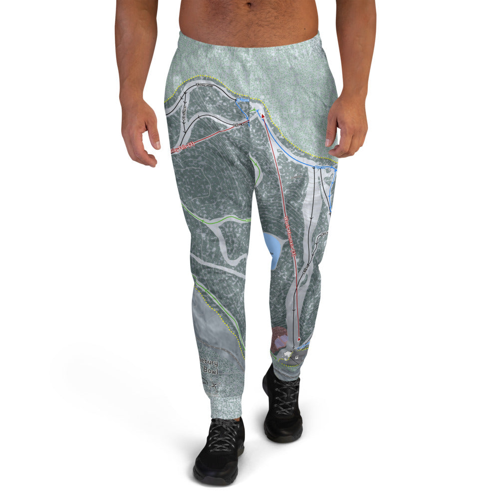 Middlebury Snow Bowl, Vermont Ski Trail Map Men's Mid-Layer