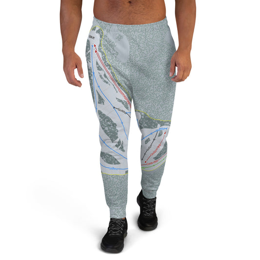 Badger Pass, California Ski Trail Map Men's Mid-Layer - Powderaddicts