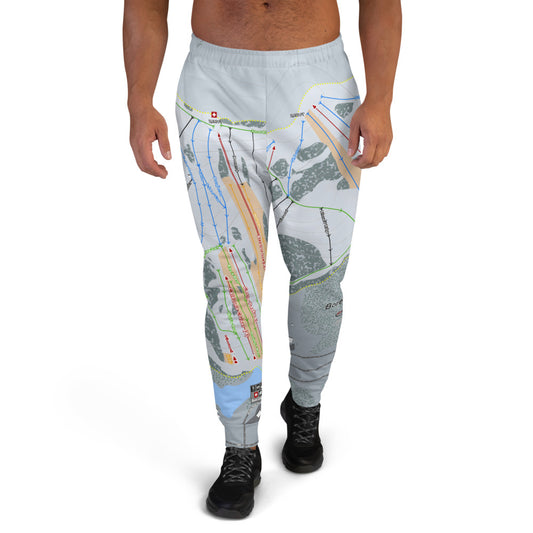 Boreal Mountain, California Ski Trail Map Men's Mid-Layer - Powderaddicts