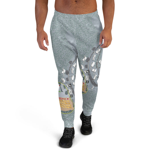 Granlibakken, California Ski Trail Map Men's Mid-Layer - Powderaddicts
