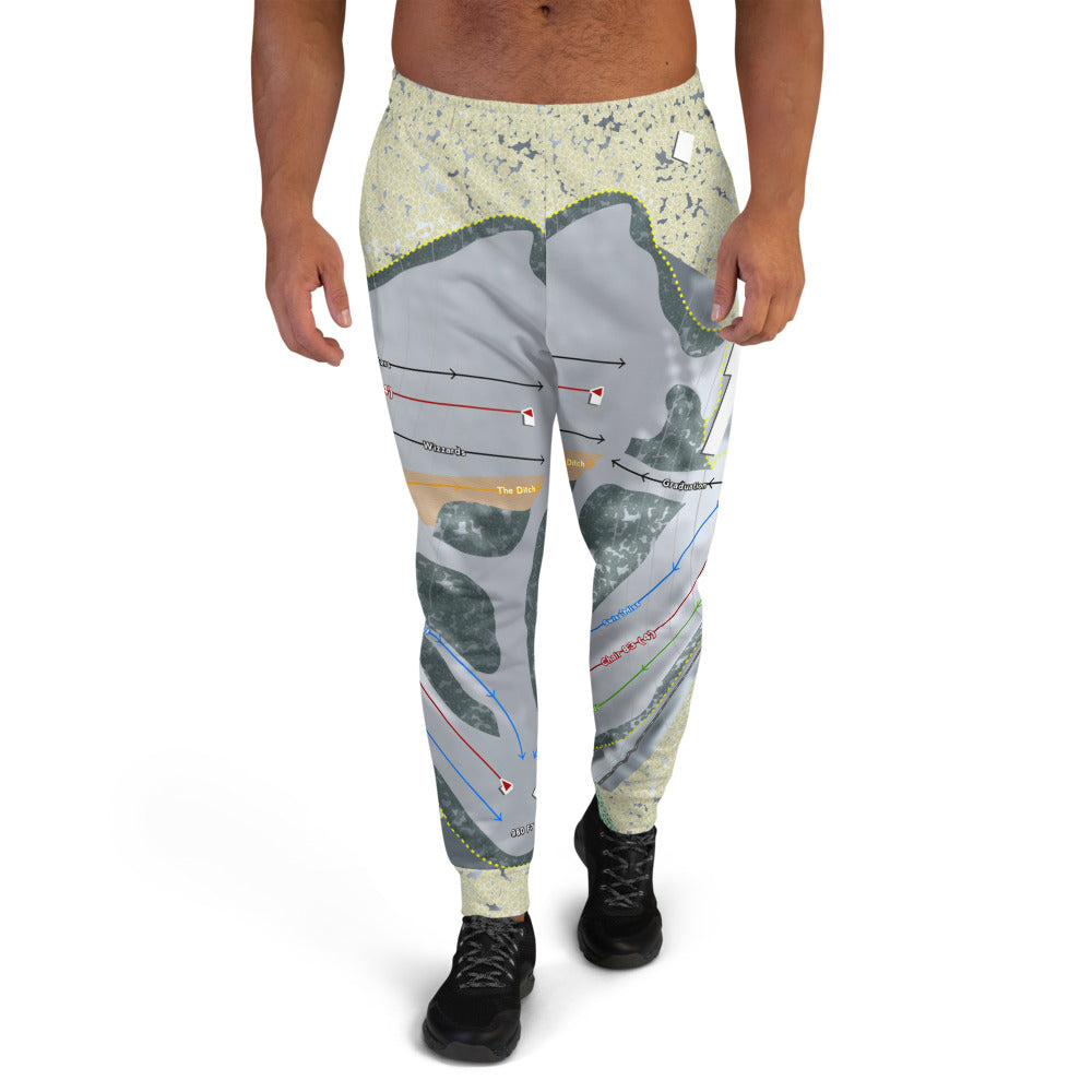 Swiss Valley, Michigan Ski Trail Map Men's Mid-Layer - Powderaddicts