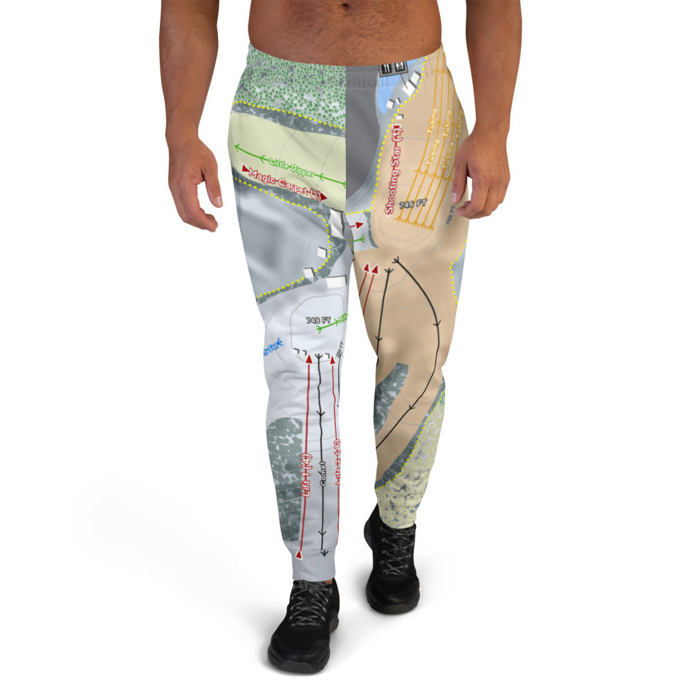 Ski Snowstar, Illinois Ski Trail Map Men's Mid-Layer