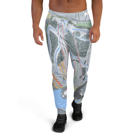 Perfect North Slopes, Indiana Ski Trail Map Men's Mid-Layer - Powderaddicts