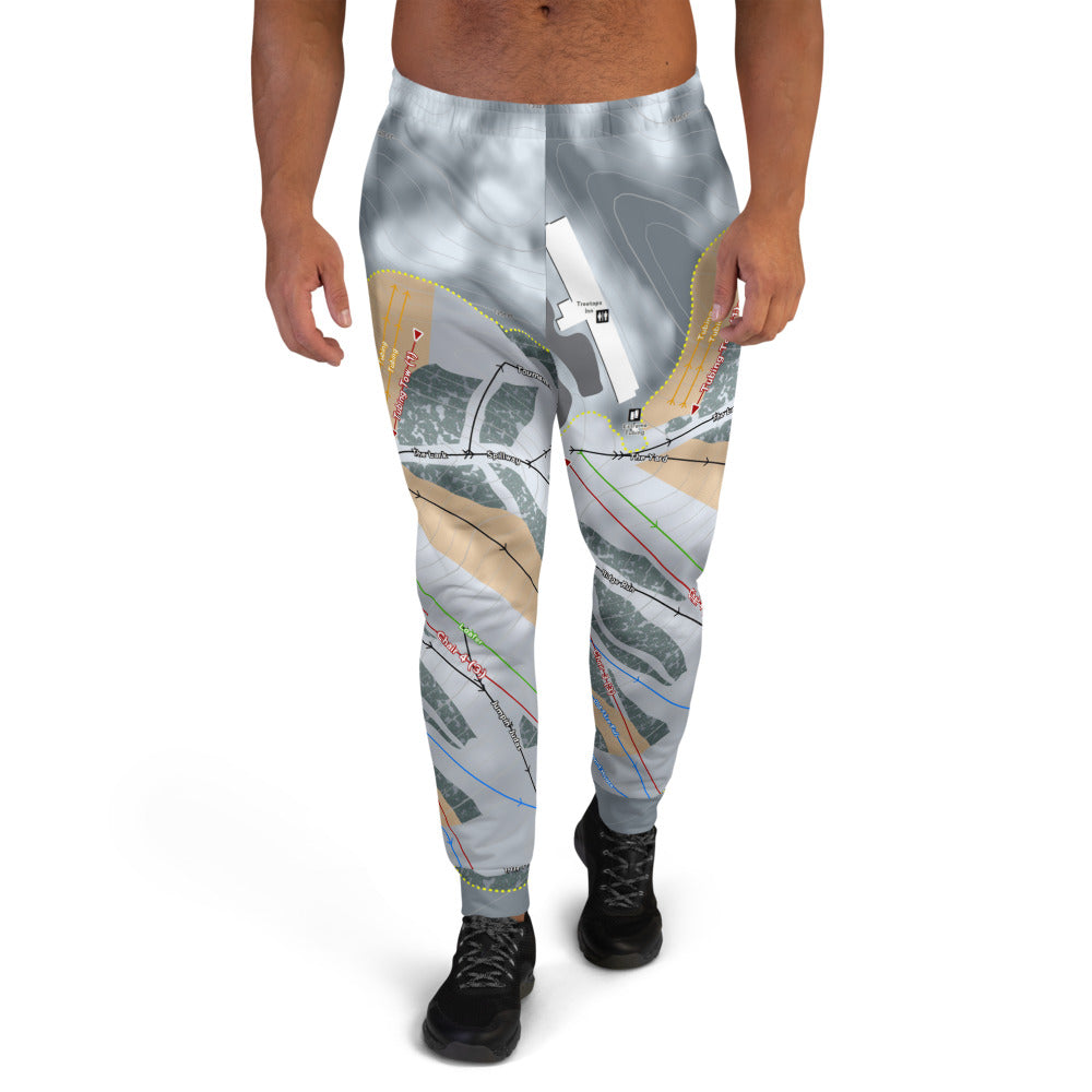Treetops, Michigan Ski Trail Map Men's Mid-Layer