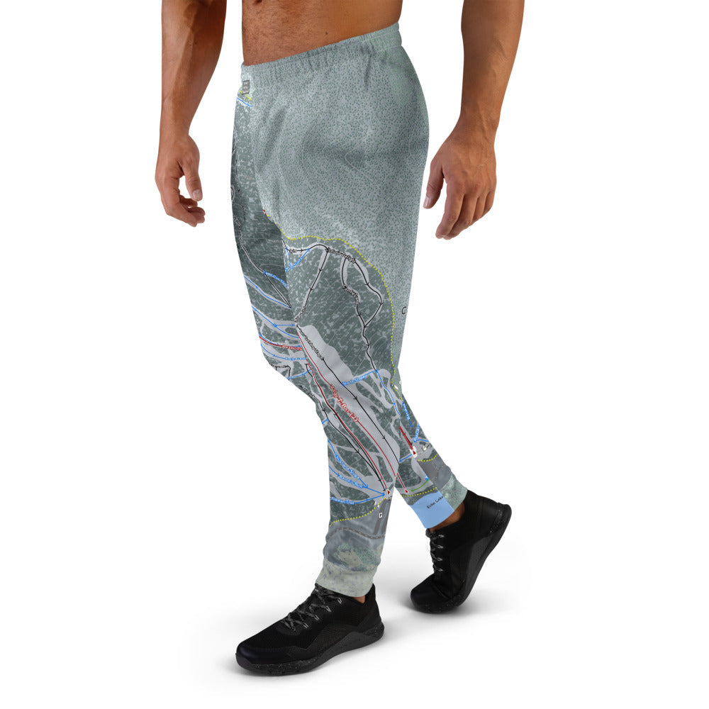 Cannon Mountain, New Hampshire Ski Trail Map Men's Mid-Layer - Powderaddicts